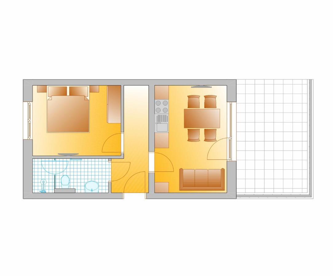 Appartement Hammerrain Флахау Екстер'єр фото